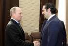 درخواست سعد حریری از پوتین برای میانجی گری درباره انتخاب رئيس جمهوري لبنان