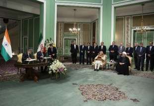 ایران و هند 12 سند و موافقتنامه همکاری امضا کردند