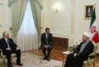 رئیس الجمهوریه: تطویر العلاقات بین طهران ویریفان یمثل إرادة شعبی البلدین