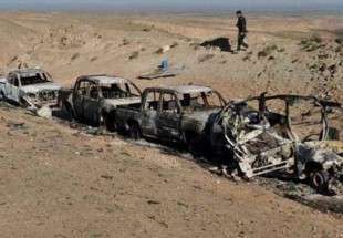 انهدام 200 خودرو حامل سلاح داعش در اطراف فلوجه