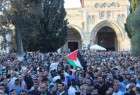 حضور فلسطینیان در مسجدالاقصی در روز قدس