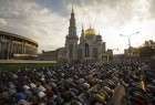 نماز عید فطر با حضور صدها هزار نفر در روسیه برپا شد