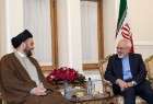 دیدار دکتر ظریف با رئیس مجلس اعلای اسلامی عراق
