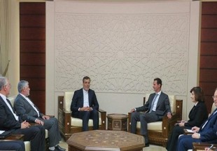 دیدار جابری‌انصاری با بشار اسد در دمشق