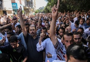 برگزاری راهپیمایی حمایت از انتفاضه قدس و اسرای فلسطینی از سوی حماس