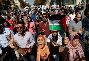 تظاهرات اردنی‌ها علیه توافق گازی با اسرائیل