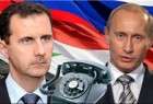 تأکید رؤسای جمهور روسیه و سوریه بر مبارزه با تروریسم