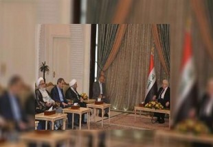 دیدار رئیس قوه قضائیه ایران و رئیس‌جمهور عراق