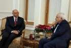 ظريف يستقبل الرئيس الجديد لمكتب رعاية المصالح المصرية بطهران