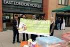 هدیه مسلمانان لندن به بی خانمان های انگلیس
