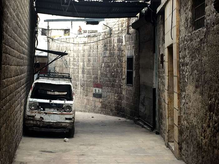 بخش قدیمی شهر حلب، سال 2016 میلادی