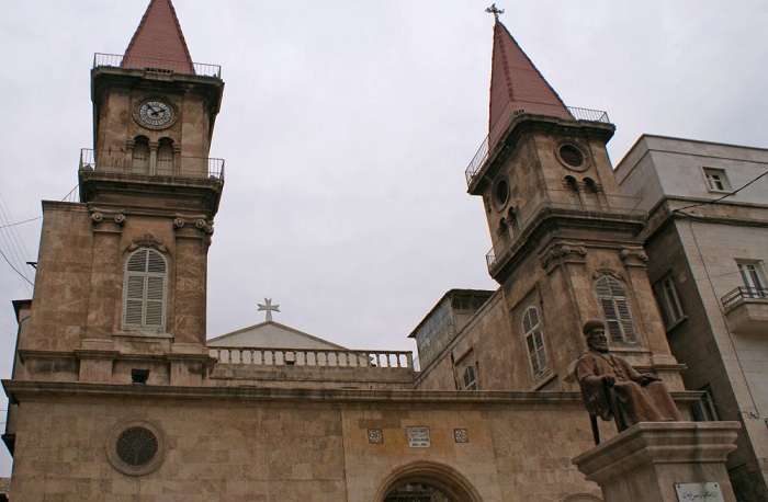 کلیسای مسیحی در شهر قدیمی حلب، سال 2009 میلادی