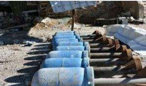 کشف مواد شیمیایی ساخت عربستان در شرق شهر حلب