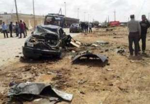 انفجار یک خودروی بمب گذاری شده در بنغازی لیبی