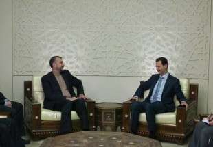 دیدار امیر عبداللهیان با بشار اسد در دمشق