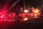 إحراق مسجد والمركز الاسلامي في تكساس الامريكية!
