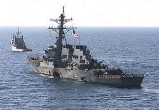 US guided missile destroyer arrives off Yemen coasts