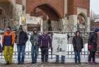 تشکیل دیوار انسانی مردم بوستون در حمایت از مسلمانان