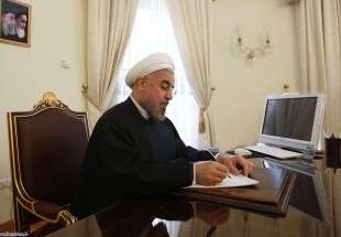 پیام تبریک دکتر روحانی به رییس جمهور ترکمنستان
