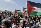 تظاهرات فلسطینی ها به مناسبت دوازدهمین سالگرد مقاومت مردمی