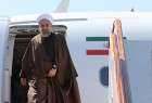 الرئيس روحاني يصل اهواز للوقوف على ازمة الغبار