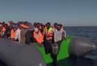 نجات داوطلبانه مهاجران از میان امواج در سواحل لیبی  <img src="/images/video_icon.png" width="13" height="13" border="0" align="top">