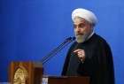 روحاني : الشعب الايراني استعاد حقه في انتاج وتصدير النفط عبر الاتفاق النووي