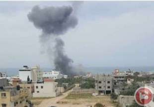 جنگنده های رژیم صهیونیستی شمال غرب غزه را بمباران کردند