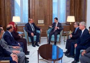 Assad criticizes ongoing war aiming at transforming Arabs’ identity