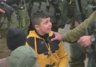 Israeli forces question terrified Palestinian boy