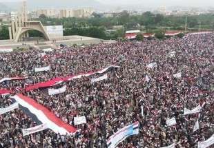 تظاهرات گسترده یمنی‎ها در دومین سال تجاوز عربستان علیه یمن