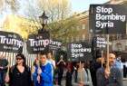 Protest in London against U.S missile strike (photo)  <img src="/images/picture_icon.png" width="13" height="13" border="0" align="top">