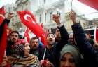 Turkish people protest military action against Syria  <img src="/images/video_icon.png" width="13" height="13" border="0" align="top">