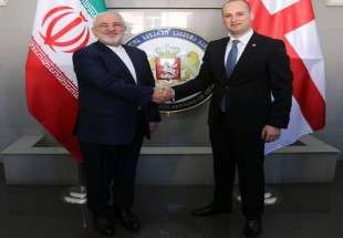 دیدار ظریف با وزیر امور خارجه گرجستان