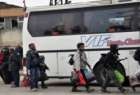 خروج الدفعة السادسة من إرهابيي حي الوعر في حمص