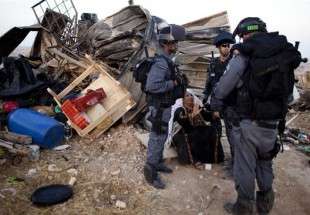 Israeli forces raze Palestinian village again