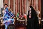 La vice-présidente iranienne rencontre des ministres de certains pays islamiques  <img src="/images/picture_icon.png" width="13" height="13" border="0" align="top">