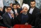 President Rouhani casting his vote (Photo)  <img src="/images/picture_icon.png" width="13" height="13" border="0" align="top">