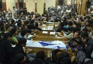 Funérailles des victimes coptes en Egypte