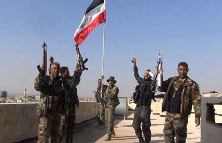 وحدات الجيش السوري تلتقي على الحدود بقوات الحشد والجيش العراقي