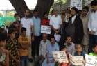 تظاهرات علما و روحانیان هند در محکومیت حوادث تروریستی تهران