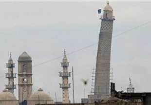 داعش مسجد نوری موصل، محل اعلام خلافت بغدادی، را منفجر کرد