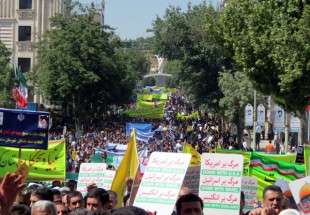 راهپیمایی دشمن شکن مردم کردستان در روز جهانی قدس