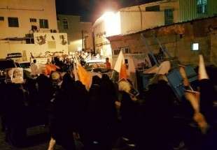 تظاهرات بحرینی‌ها در حمایت از آیت‌الله عیسی قاسم