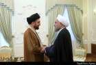 Le président iranien reçoit Sayed Ammar Hakim  <img src="/images/picture_icon.png" width="13" height="13" border="0" align="top">