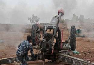 حملات هوایی و توپخانه ای ارتش سوریه به مواضع داعش