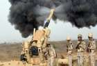 ​حمله توپخانه ای نیروهای یمنی به مواضع نظامیان سعودی