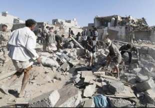 دو منطقه در استان تعز یمن بیش از ۱۵ بار بمباران شد