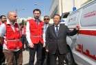 الهلال الأحمر يتسلم سيارتي إسعاف مقدمتين من الشعب الاندونيسي إلى الشعب السوري