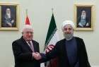الرئيس روحاني والرئيس العراقي فؤاد معصوم